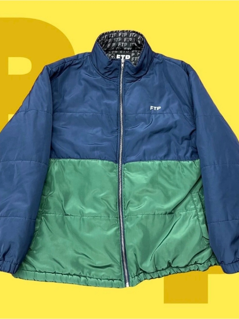 FTP Two Tone Puffer Jacket (X-Large)